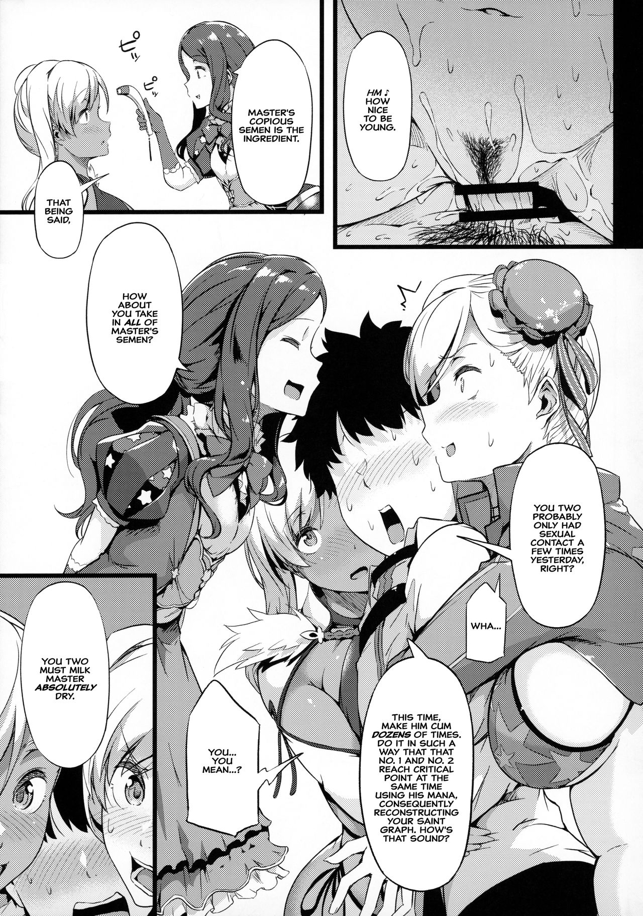 Iza Mankai! Kouhaku Yoridori Chichi Zakura page 6 full