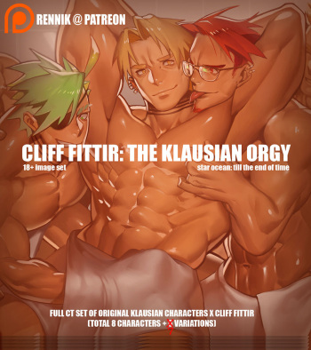 [Rennik] Cliff Fittir- The Klausian Orgy (Star Ocean 3) - 18+ Image Set cover