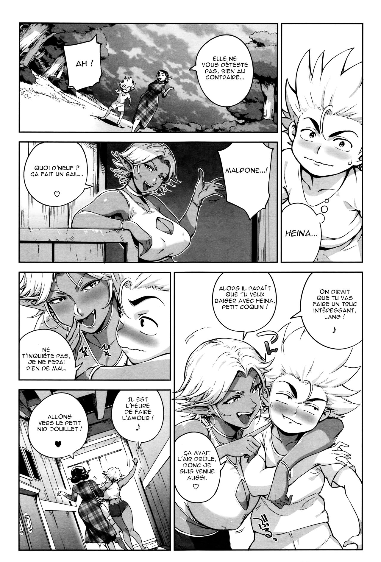 Koko ga Tanetsuke Frontier! ~Tenkuu no Shou~ | C'est la frontière de l'accouplement! ~Sky Chapter~ ch. 2 page 11 full