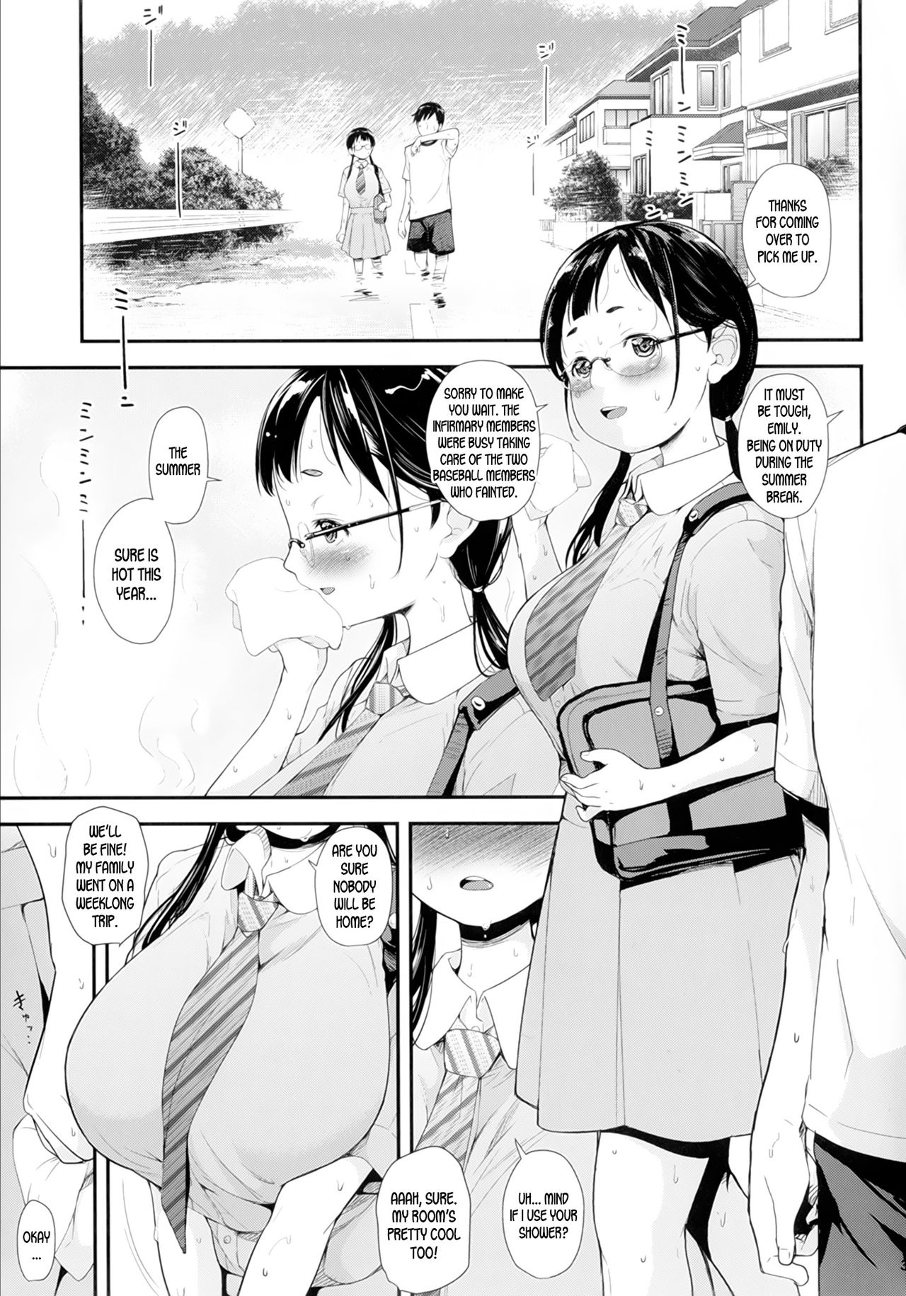 Jimiko to Ichinichijuu Sex | Day Long Sex With A Plain Looking Girl 1 page 3 full