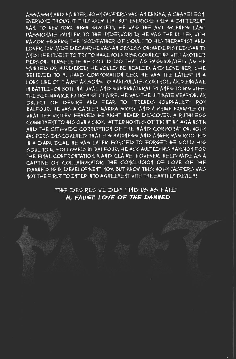 Faust 777 The Wrath-Darkness In Collision 00 page 3 full