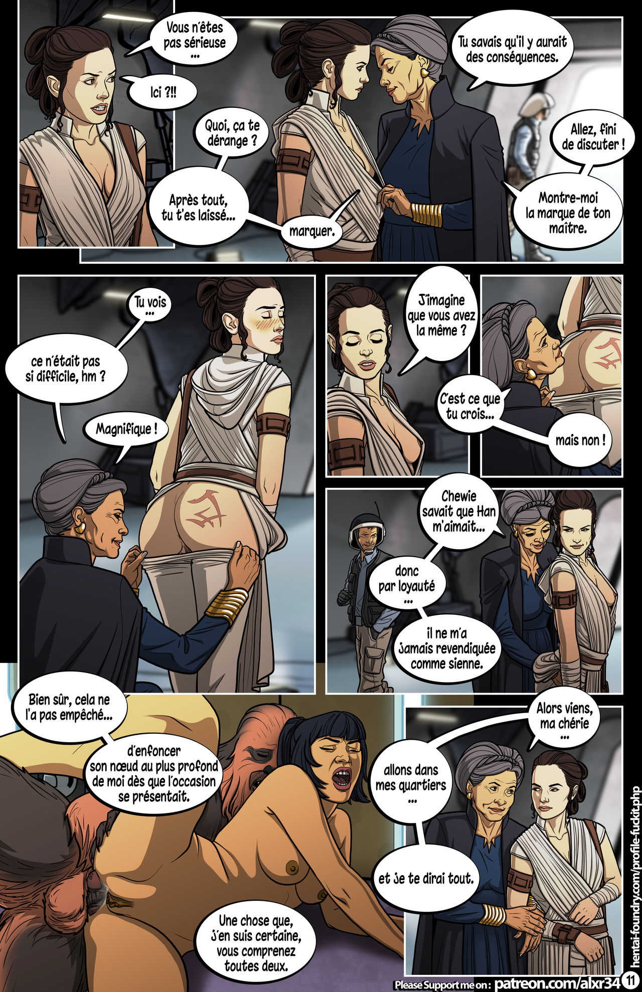 Star Wars : A Complete Guide to Wookie Sex 3 page 11 full