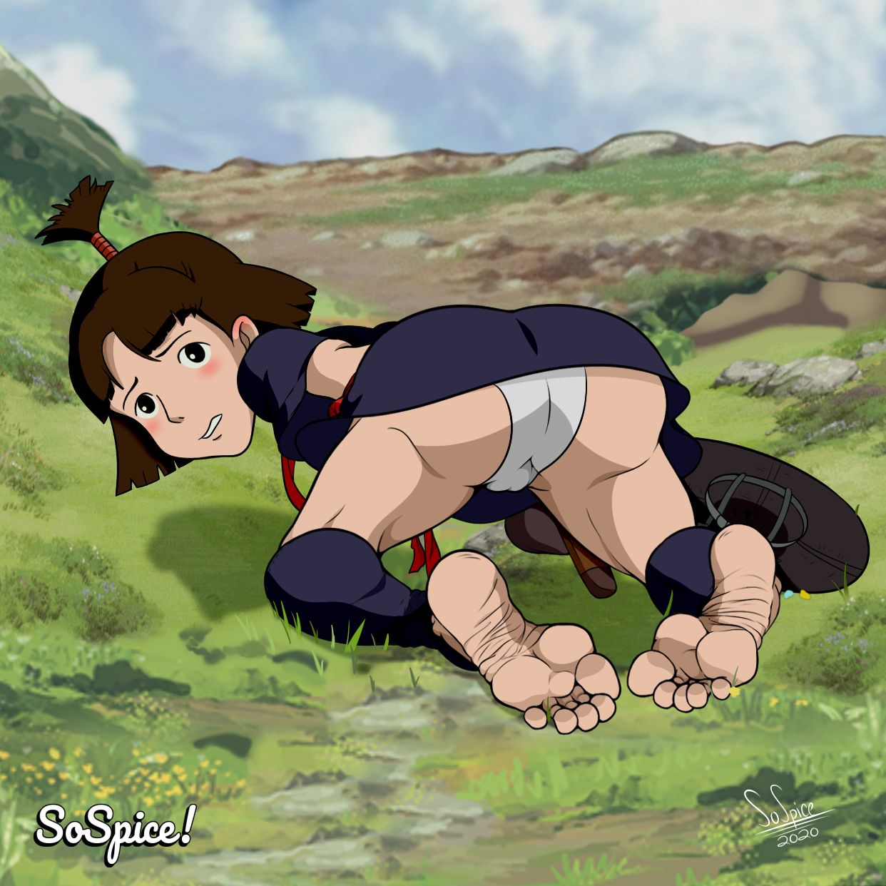 Princess Mononoke Village Girls page 6 full