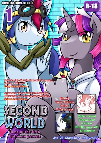 (vacacung ) Second World Vol. 1 (My little pony) cover