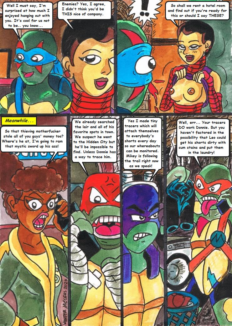 Rise of the Teenage Mutant Ninja Turtles "Quiet Time" Completed page 8 full