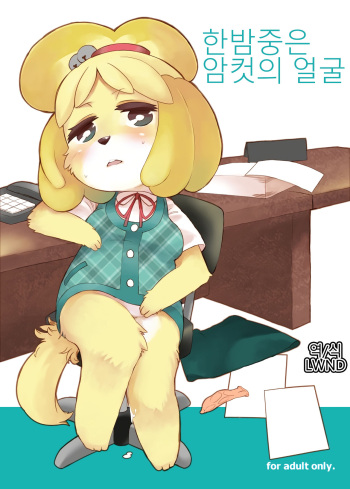 (C83) [Nininini (DANGAN)] Mayonaka wa Mesu no Katachi | 한밤중은 암컷의 얼굴 (Animal Crossing) [Korean] [LWND] cover