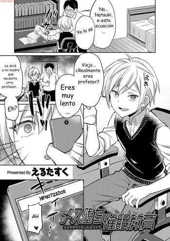 [Erutasuku] Mesu Ochi Saimin Kyouiku (Otokonoko HELL'S GATE #01) [Spanish] [bananare22] [Digital] cover