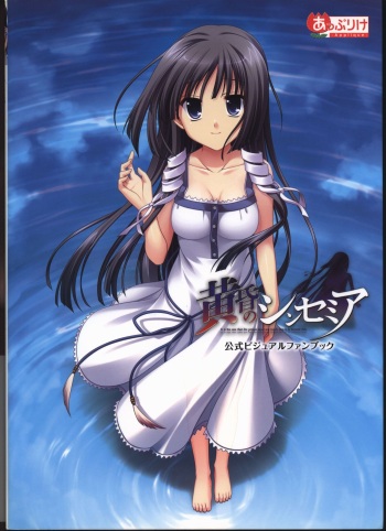 Tasogare no Sinsemilla Official Visual Fan book cover