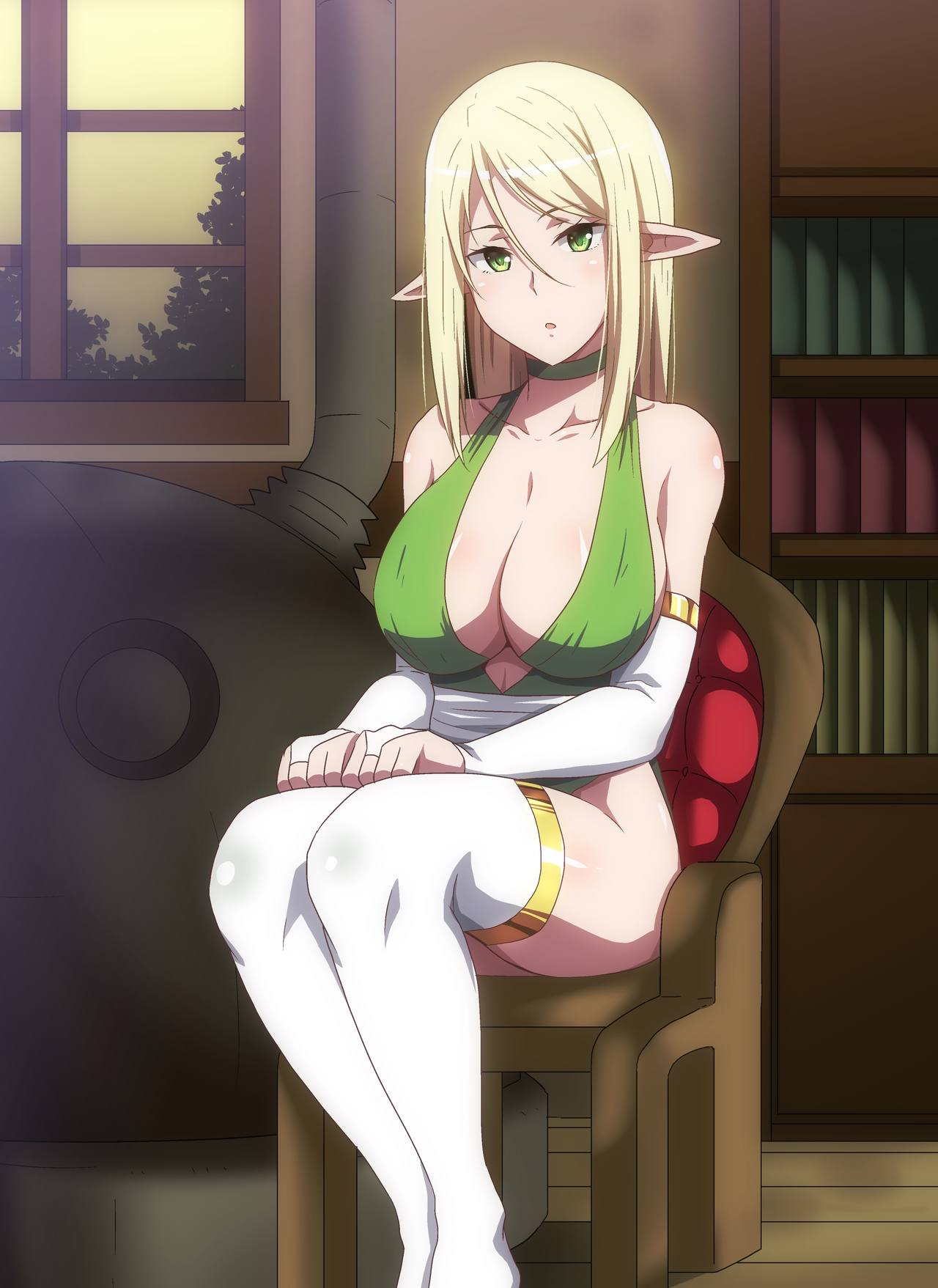 Kyonyuu BIjin Elf ni Isekai Shoukan sareta Ore ga Kyouka Mahou de Cheat Nouryoku Te ni Irete Tekinashi ni Natte Kanojo to Kozukuri Shinagara Tabi o Shiteiru Ken page 1 full