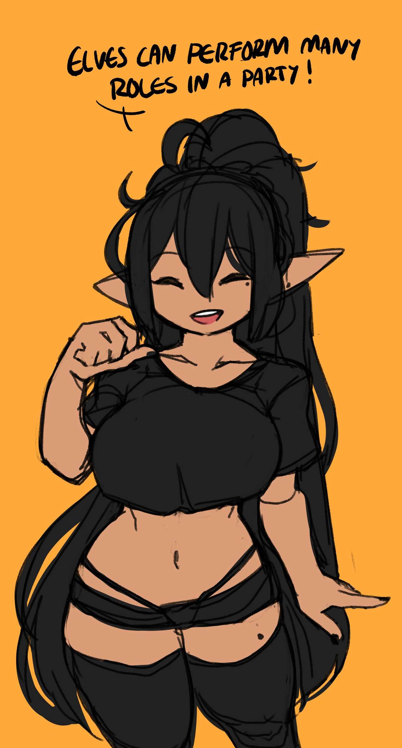 Dark Elf Gal page 10 full