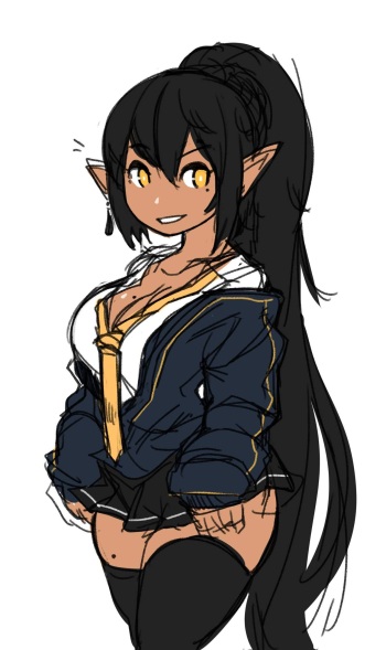 [various] Dark Elf Gal (by Zana) [OC] cover