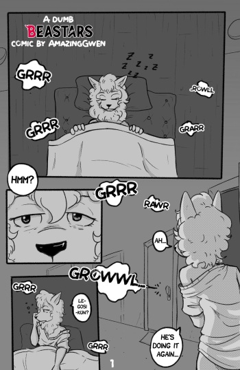 [amazinggwen] A Dumb (Beastars) ( Legosi and Sebun ) cover