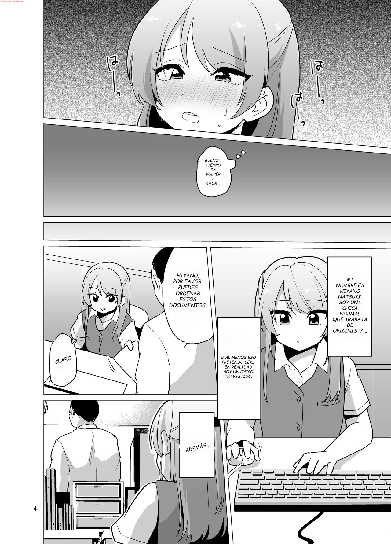Josou OL Tadaima Onanie Zangyouchuu | Cross-Dressing Office Worker Is On Masturbation Overtime page 5 full