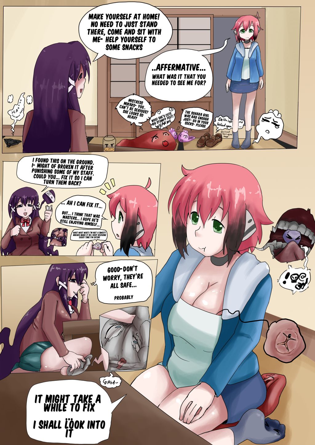 <Teniko> Mikako's sock page 11 full