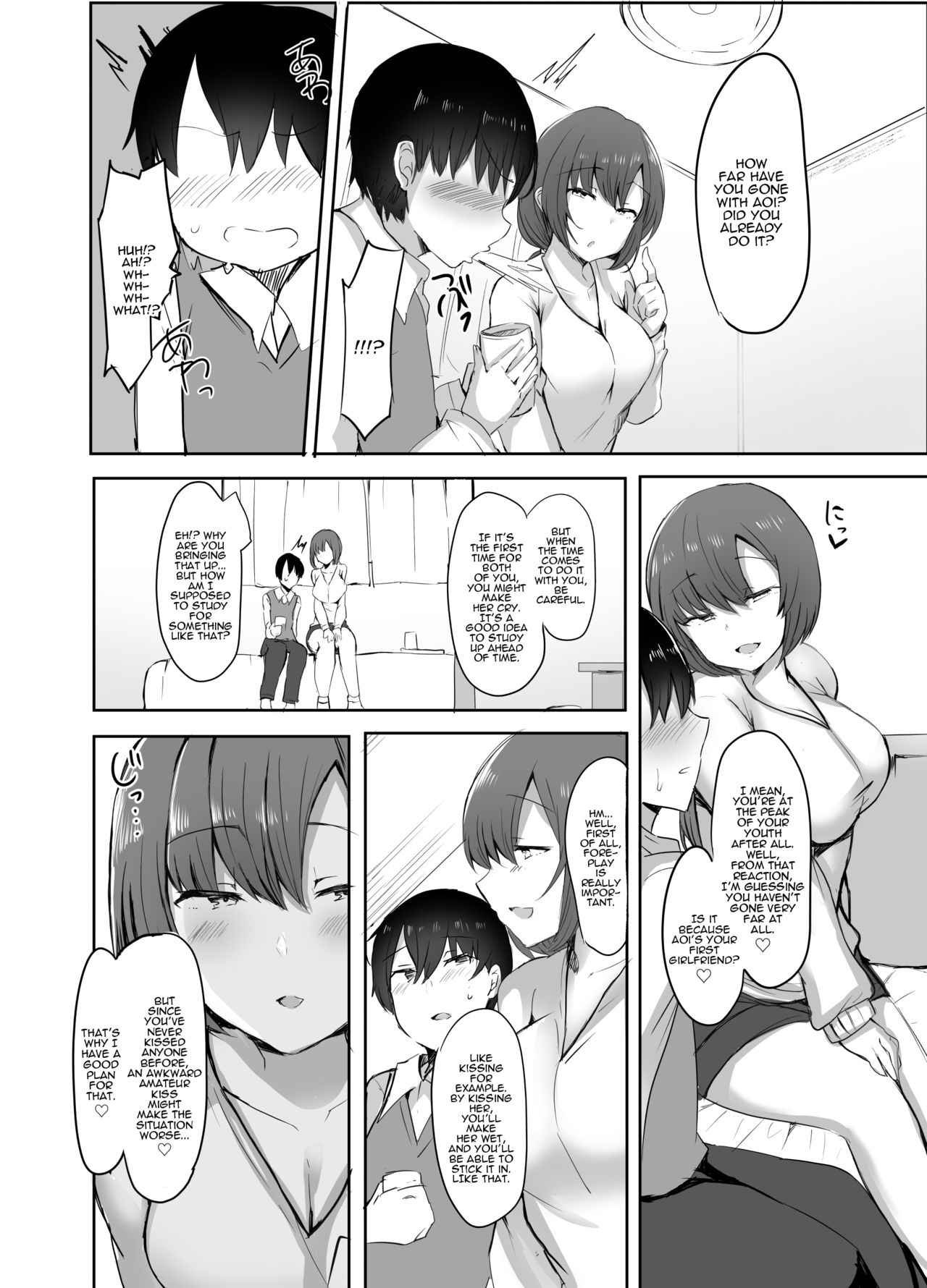 Boku no Hajimete no Aite wa Kanojo no Onee-san - my first xxx is her older sister page 5 full