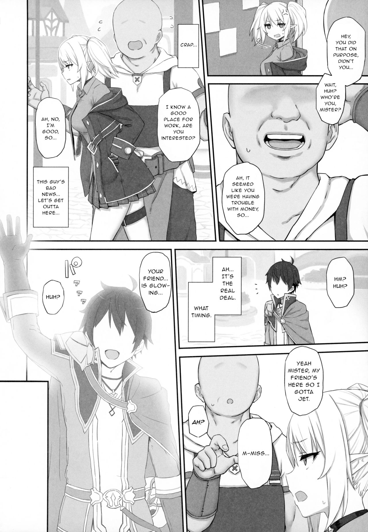 Ojou-sama Gakkou ni Kayou Binbou Shoujo wa Touzen no You ni Papakatsu ni Kiketsu Suru page 3 full