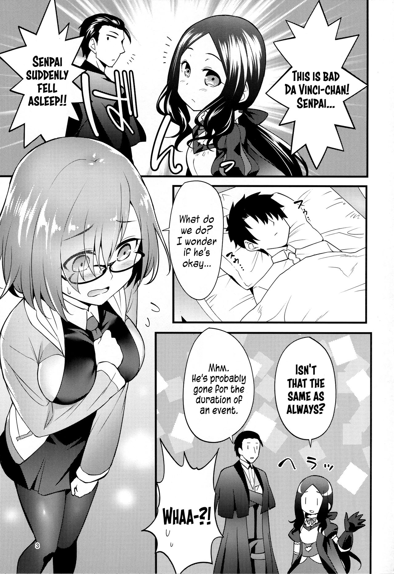 Mash ga Event de Neteru Senpai ni Itazura Suru Hon | Book About Mashu Molesting Senpai Who Is Sleeping Due to an Event page 2 full