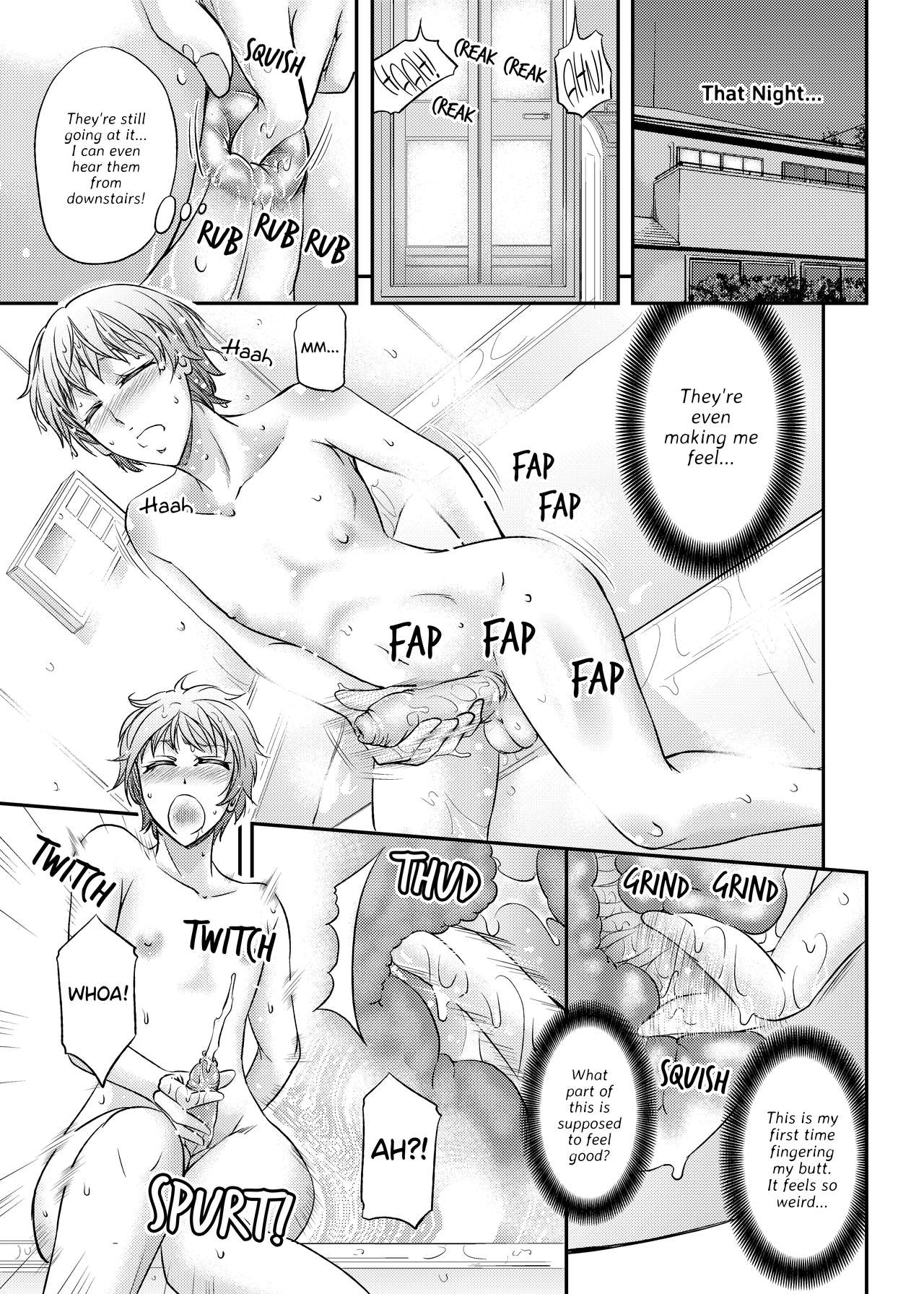 Mesu Ochi Sao Renketsu ~Nee-chan-tachi ni Moteasobareta Boku~ | Feminized and Dominated by My Sister and Her Girlfriend page 12 full