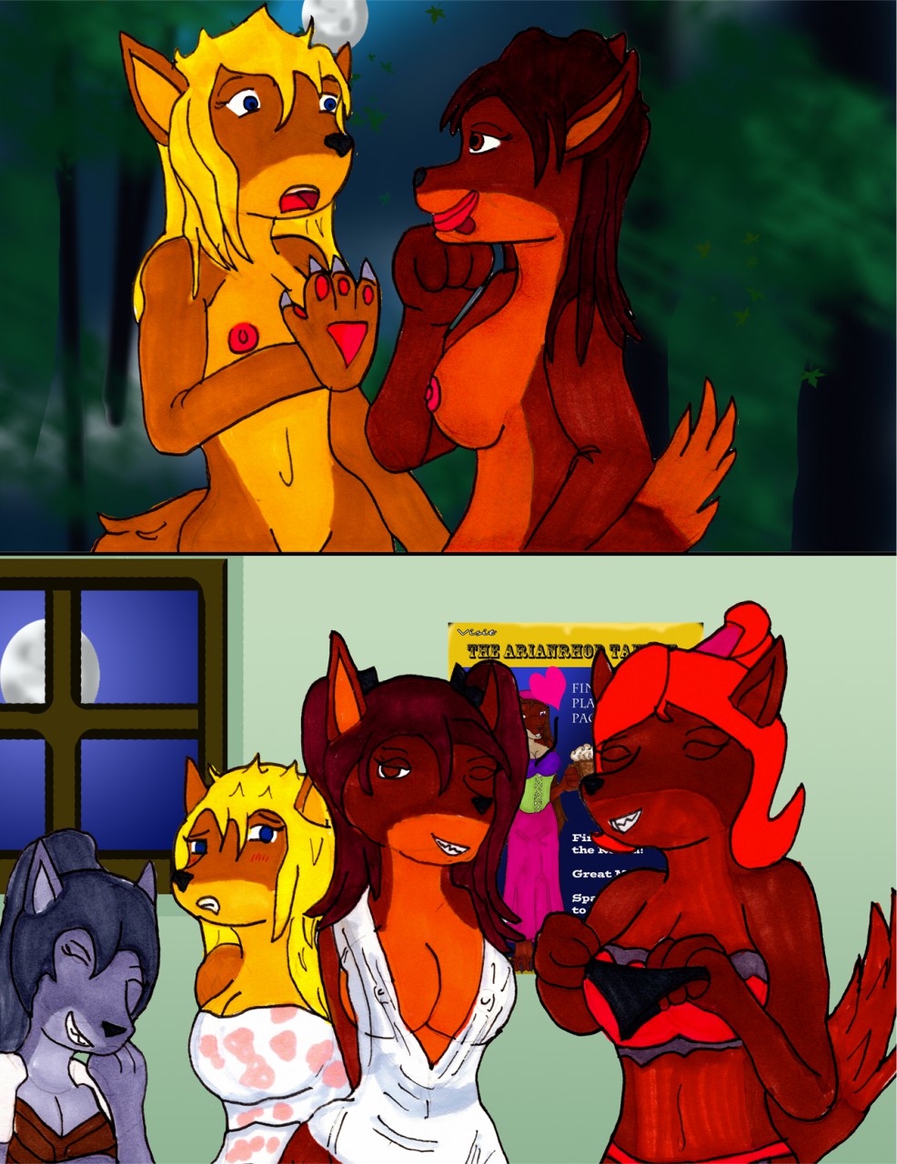 Wolfgirls of Penshaw: Midnight at Makeout Point page 7 full
