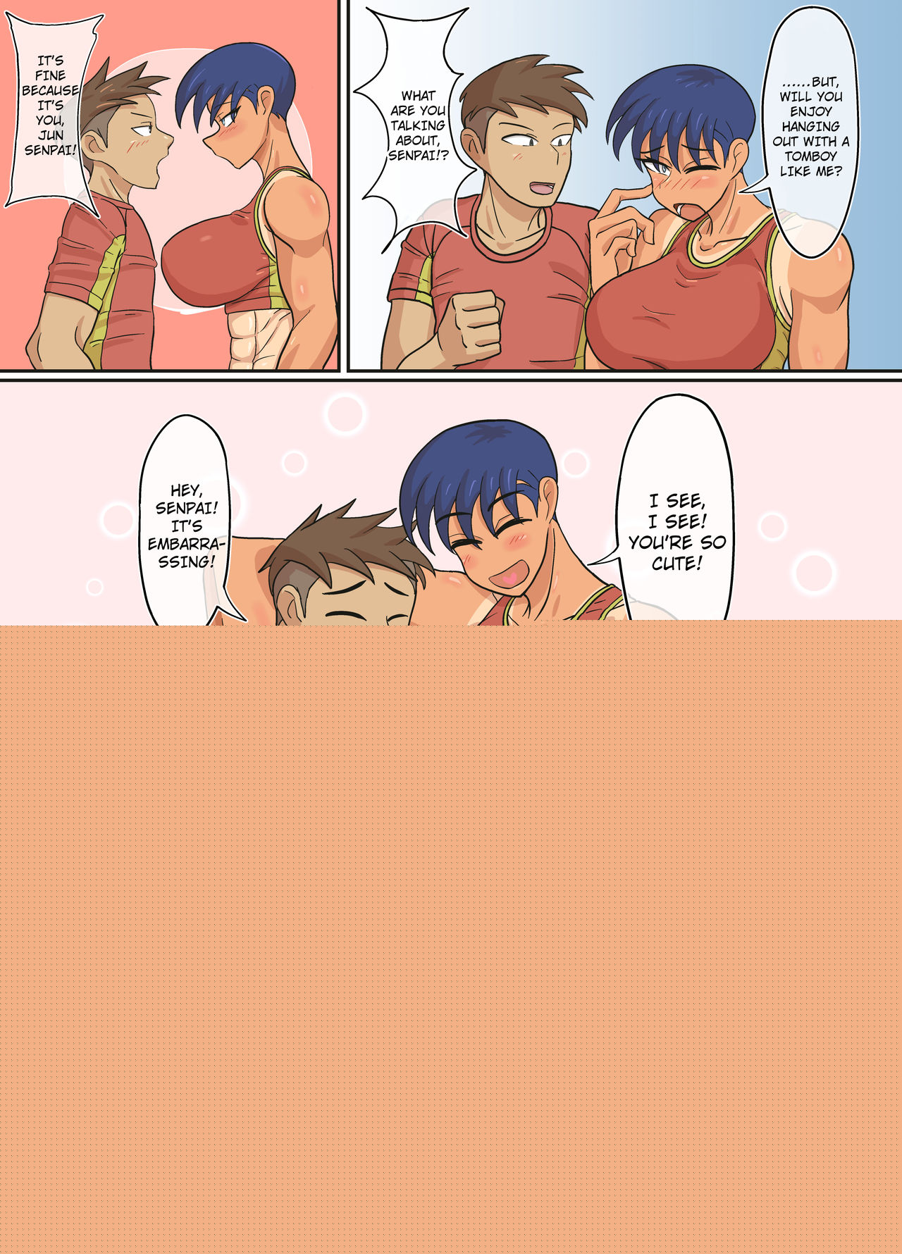 Jun-Senpai to Kusojari to | Jun-senpai and the Shitty Brat page 12 full