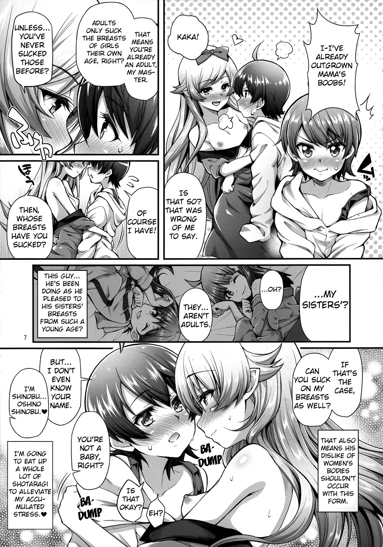 Pachimonogatari Part 13: Shinobu Mistake page 7 full