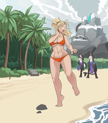 [Lunate] A lovely day on the beach cover