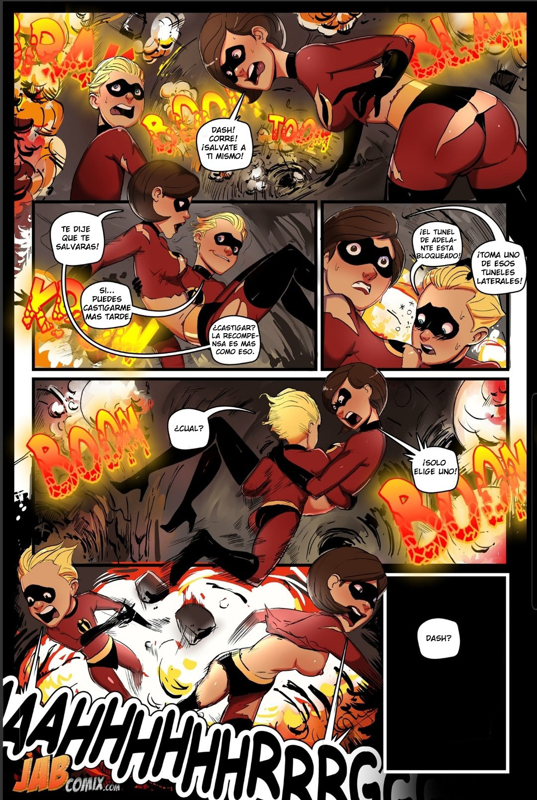 Los increibles xxx comic