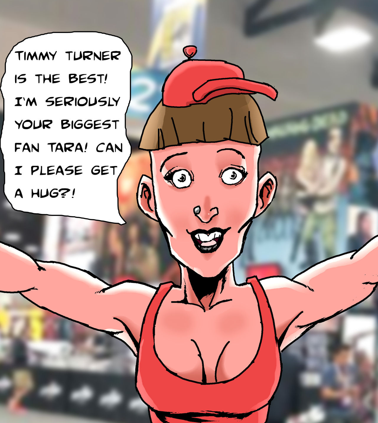 Tara Strong at the Comic-Con page 2 full