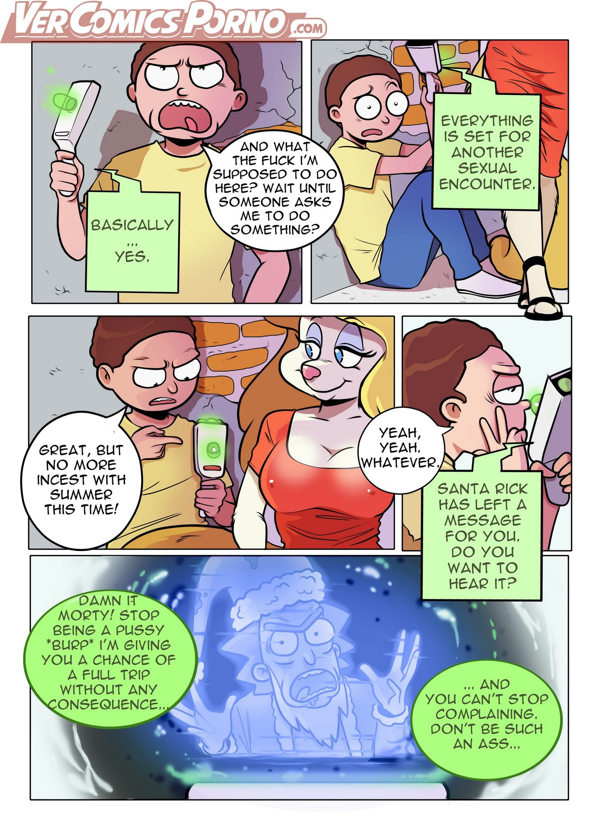 Rick & Morty: Pleasure Trip 3 -  -  - page 4 full
