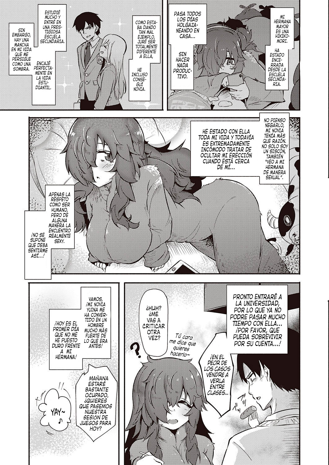 Yokubou to Anebanare | Deseo y Hermana page 3 full