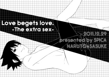 [Spica (Moriko)] Love begets love. ‐The extra sex‐ (Naruto) [Digital] cover