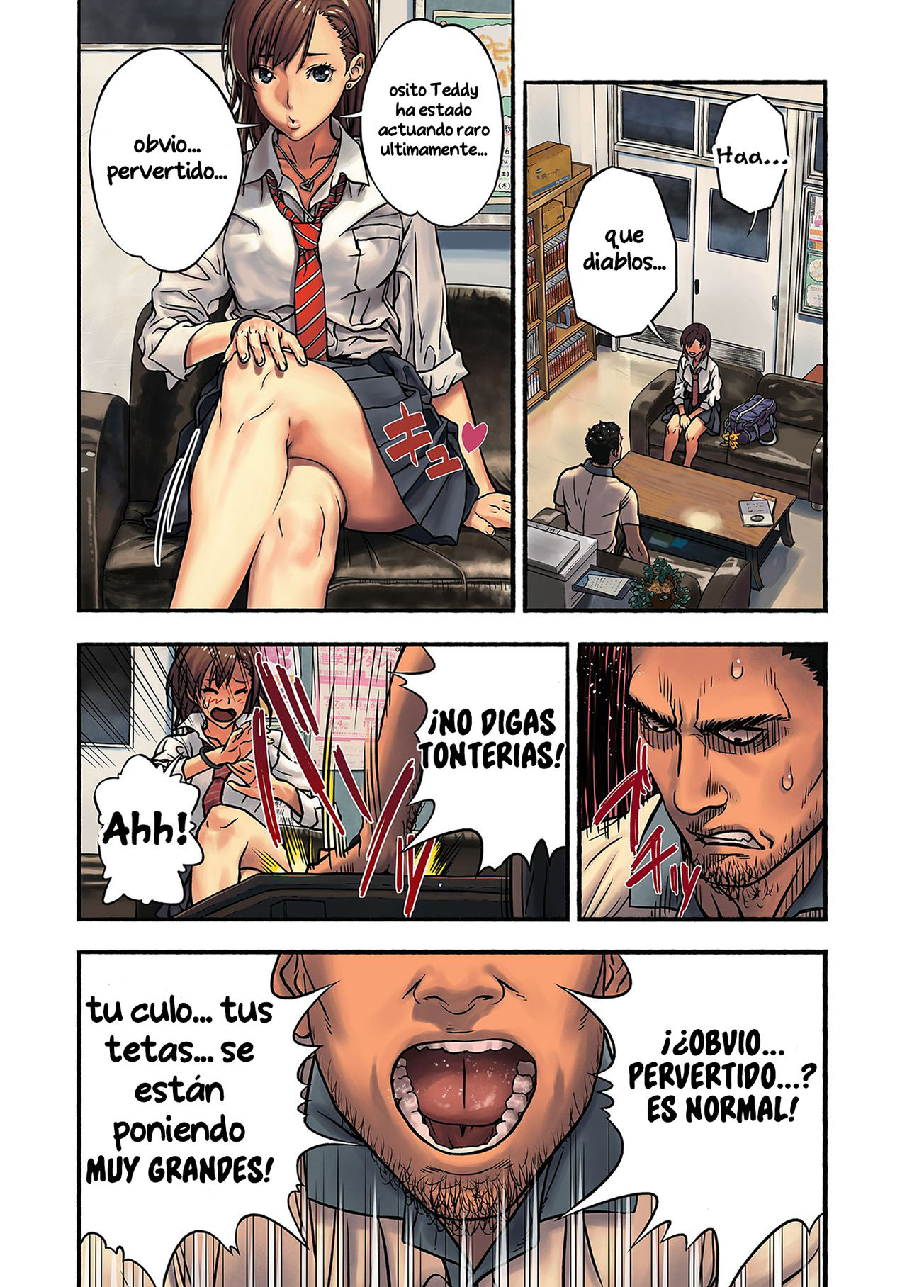 Chinatsu to Kuma-chan Sensei | Chinatsu y el entrenador osito Teddy page 11 full