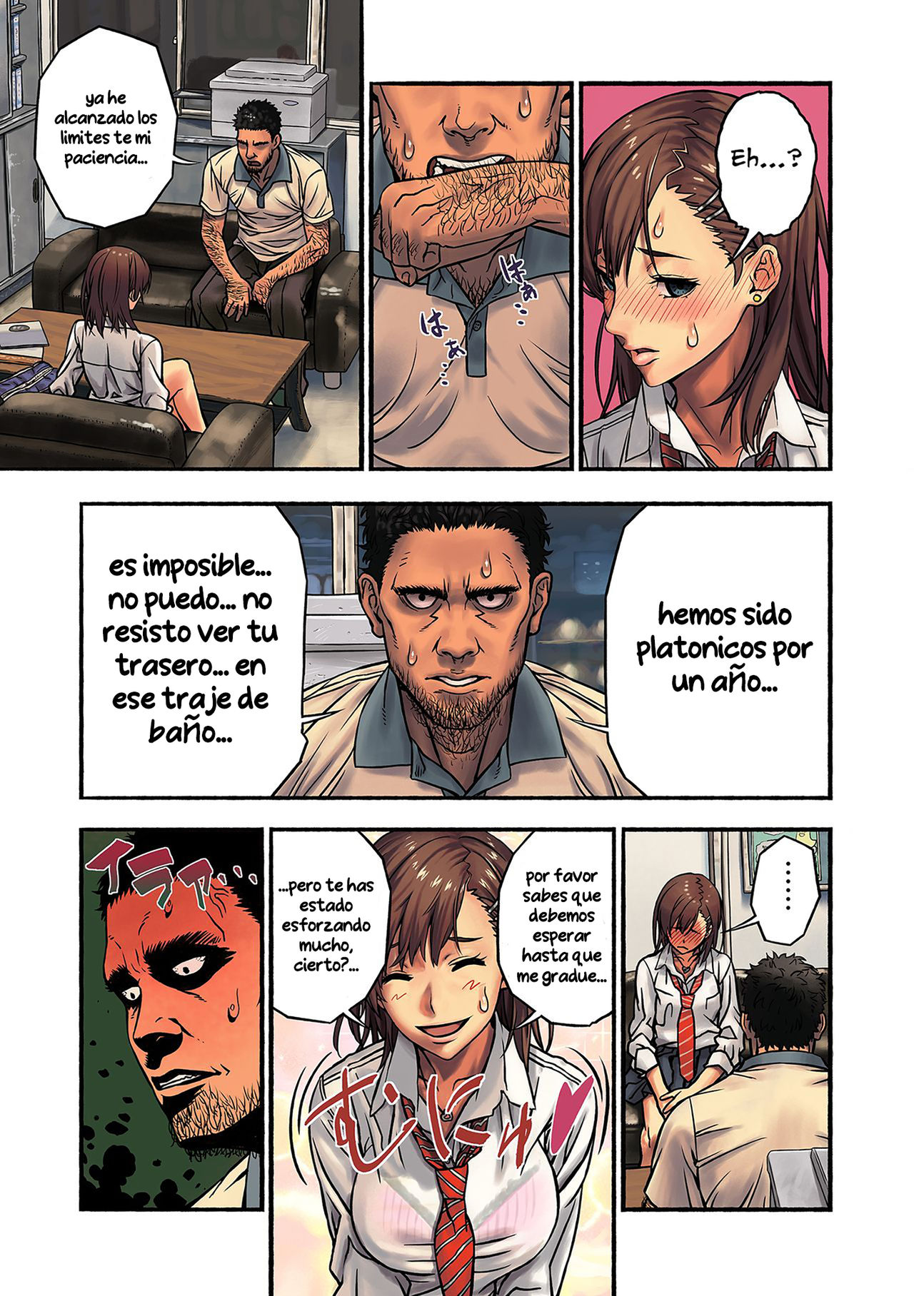 Chinatsu to Kuma-chan Sensei | Chinatsu y el entrenador osito Teddy page 12 full