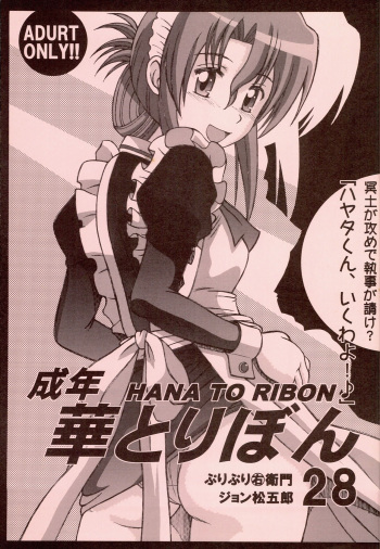 (SC39) [HANA TO RIBON (Puripuri Uemon)] Seinen Hana to Ribon 28 (Hayate no Gotoku!) cover