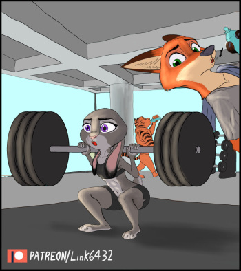 [Link6432] Judy x Nick Furryart (Zootopia) cover