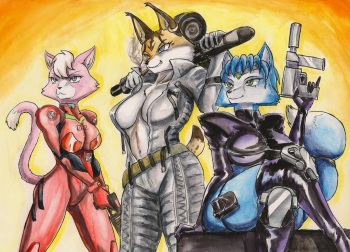 [SoulEaterSaku90] Foxy Gungals (Star Fox) cover