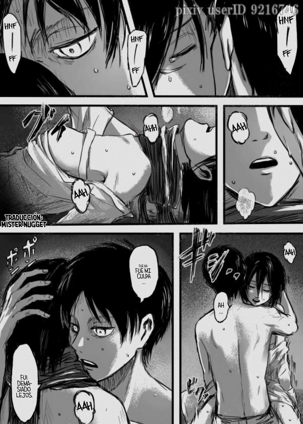 Eren X Mikasa R-18 Manga page 11 full