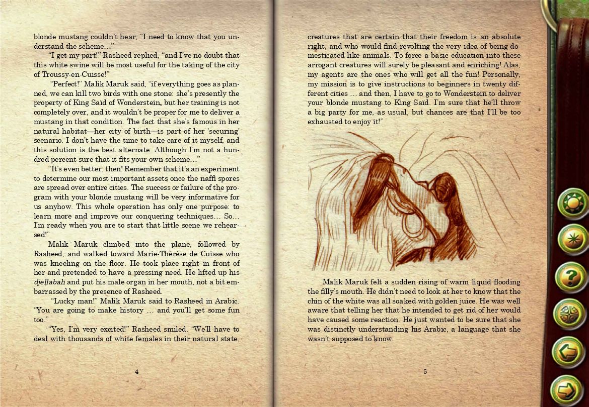 Degrading the White Fillies - Worlds of Dominations  vol.VI page 5 full
