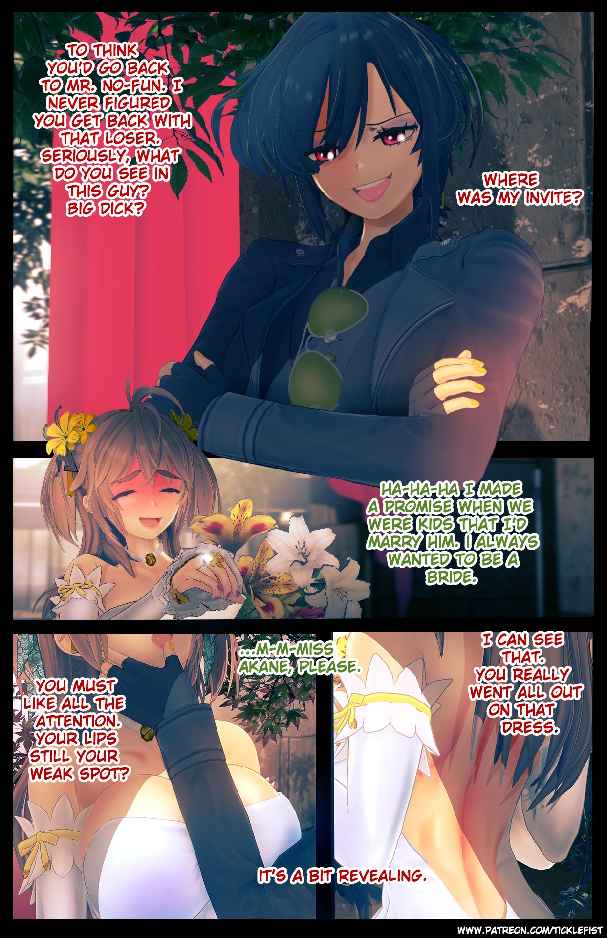 Wedding Comic page 1 full