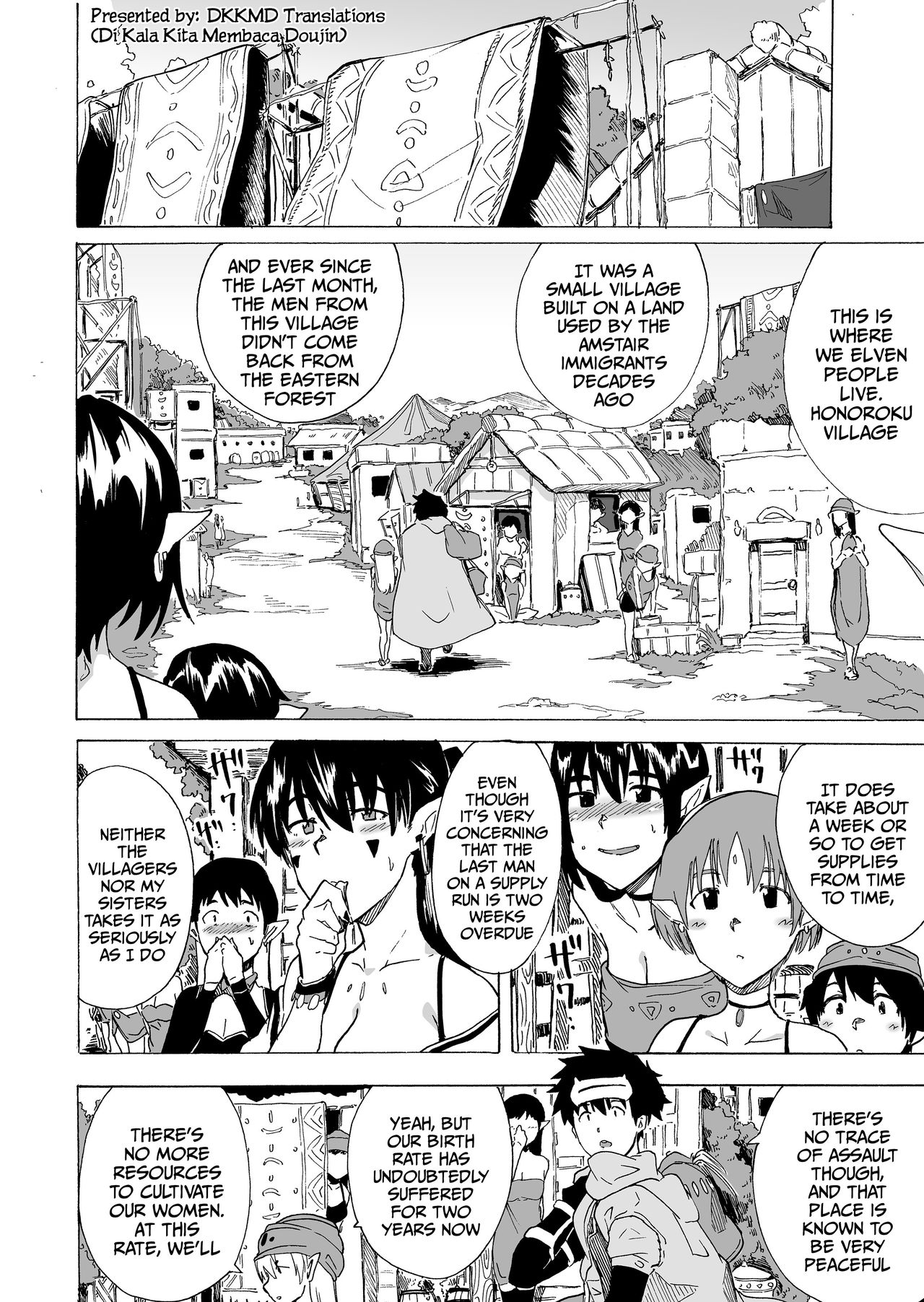 Zetsurin Yuusha to Hatsujou Elf Mura page 3 full