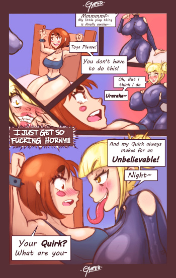 Toga X Uraraka [Comic Commission for Q-TipWarrior] cover