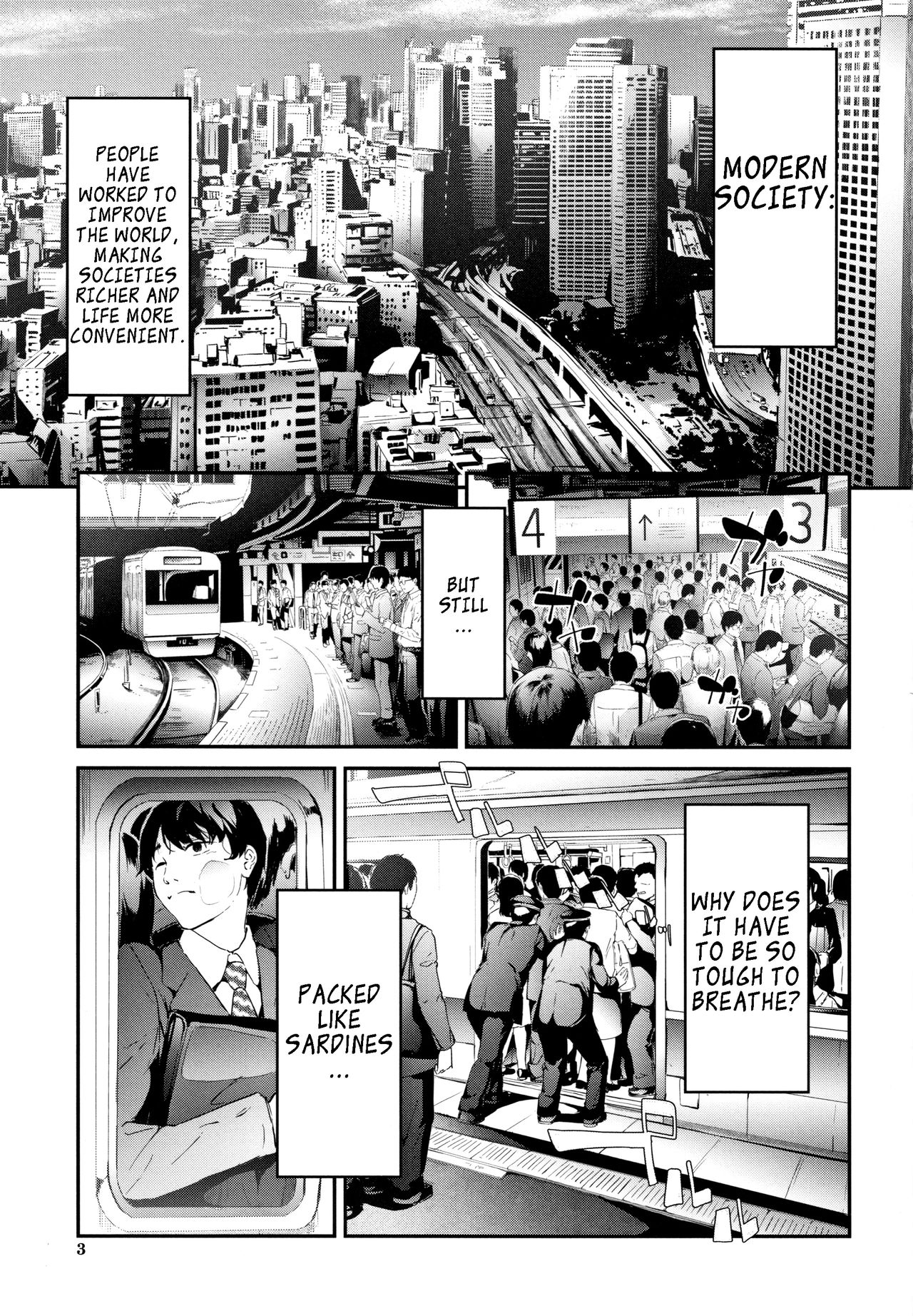 TR Gyaku Chikan Senyou Sharyou | Female Molester Train Ch. 1 -2 page 4 full