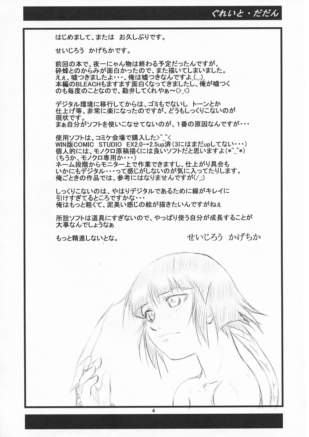 Yoruichi Nyan to Soi Fon no Hon page 4 full