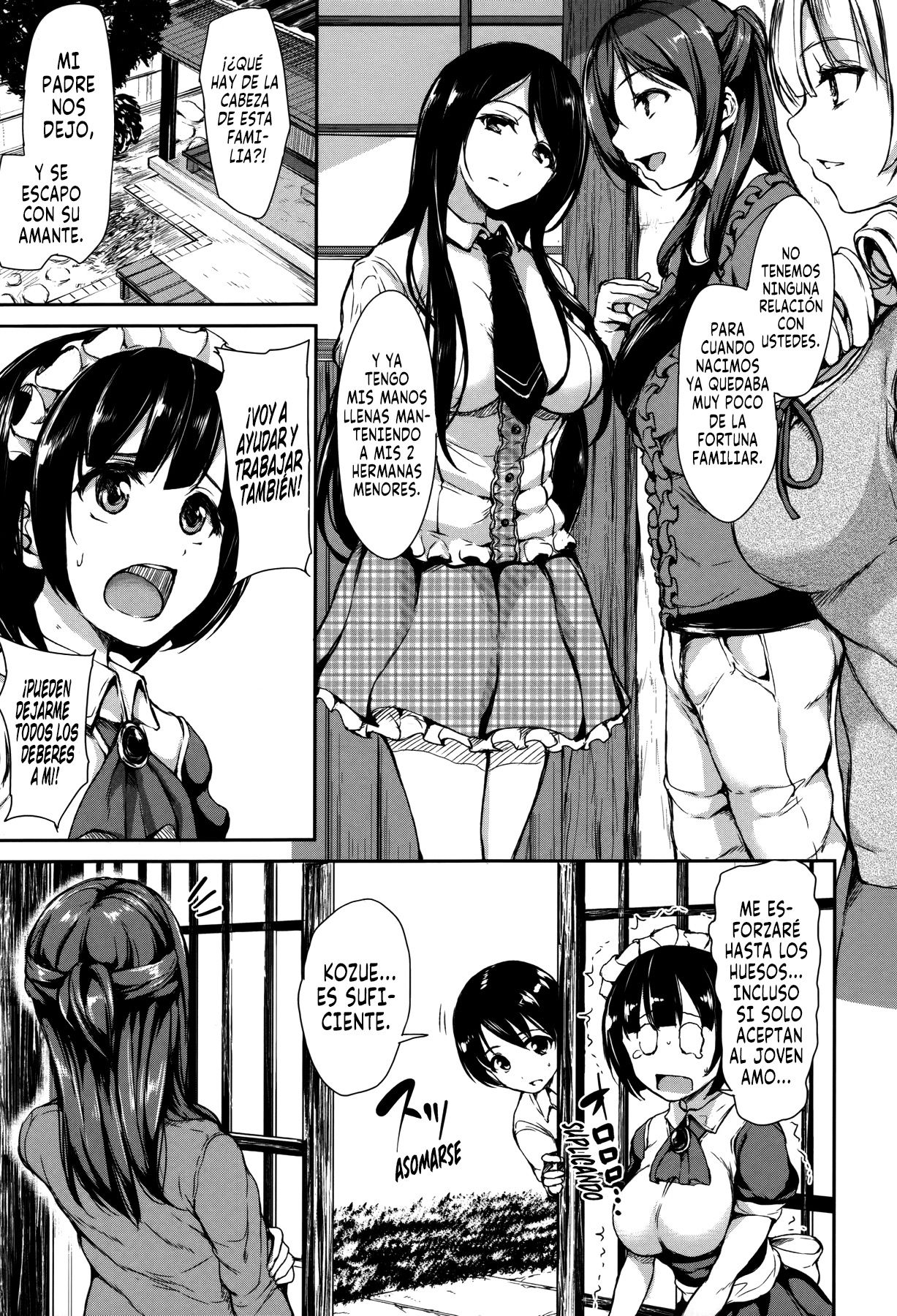 At Home Harem Fudeoro Sisters | Un Harem en Casa page 12 full