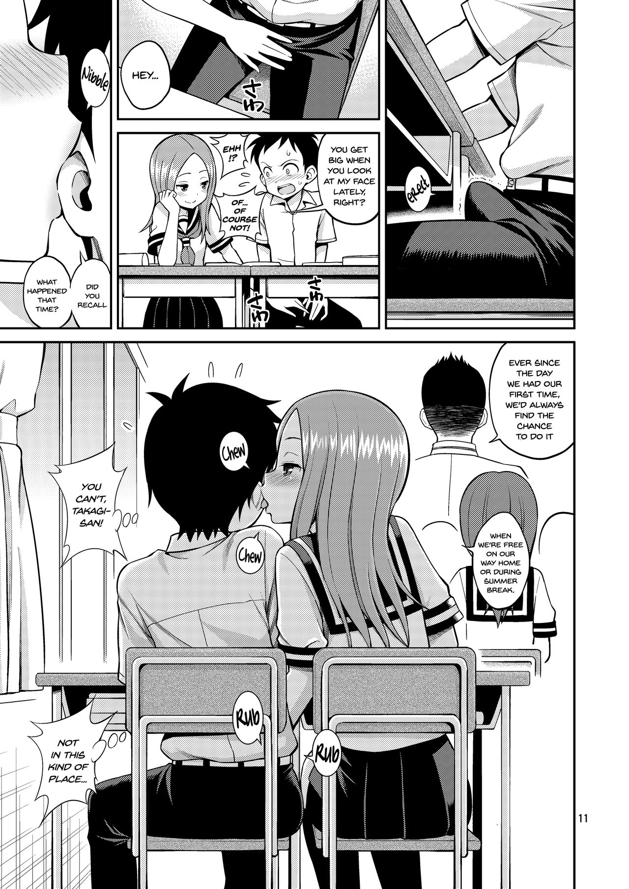 Ijikuri Jouzu no Takagi-san page 11 full