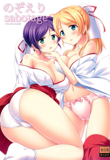 (C87) [Yurei Yashiki (Yurei)] NozoEli sabotage (Love Live!) cover