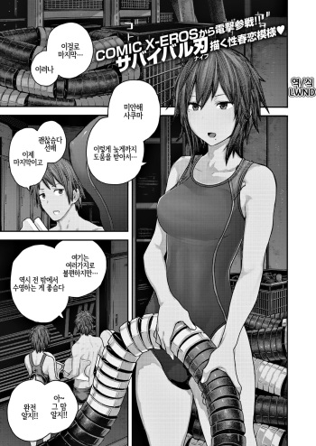 [Survival Knife] Hatsukoi Poolside | 첫사랑 풀사이드 (COMIC Kairakuten 2020-08) [Korean] [LWND] [Digital] cover