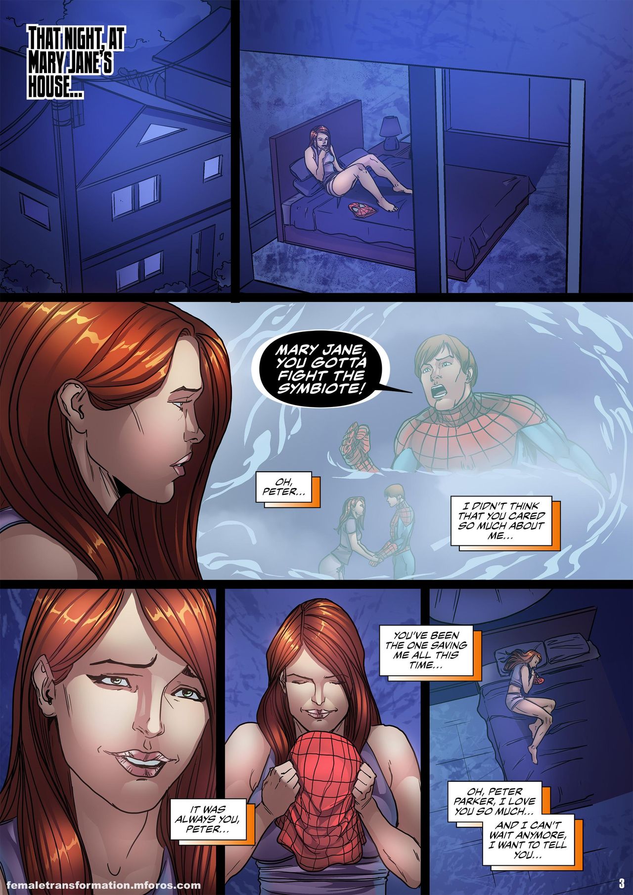 Symbiote Queen #3 page 6 full