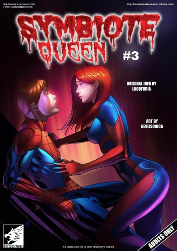 [6evilsonic6] Symbiote Queen #3 (Spider-man) cover