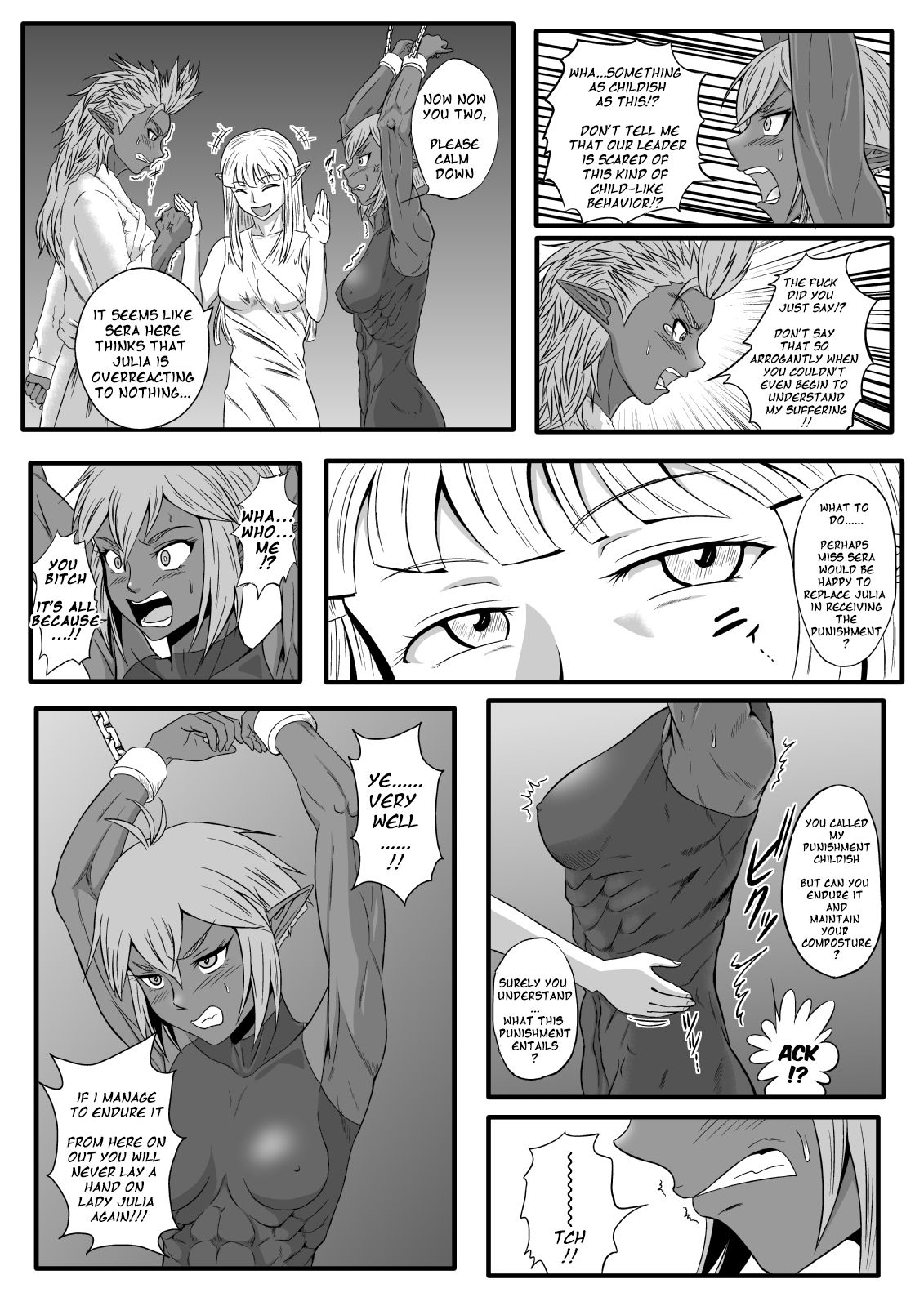 Kusuguri Goumon Taikyuu Hon ~Dark Elf Sokkin Hen~ | Tickling Torture Endurance Book ~Dark Elf Entourage~ page 11 full